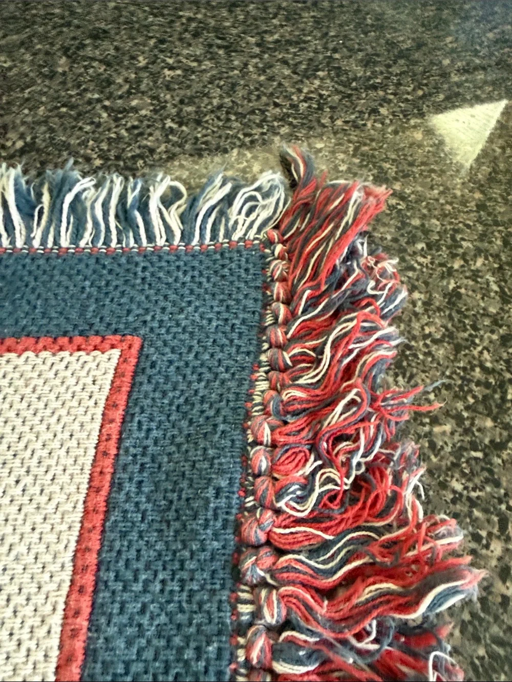 Pair of  America 2001 Fringe Accent Rug - 9/11 Commemorative